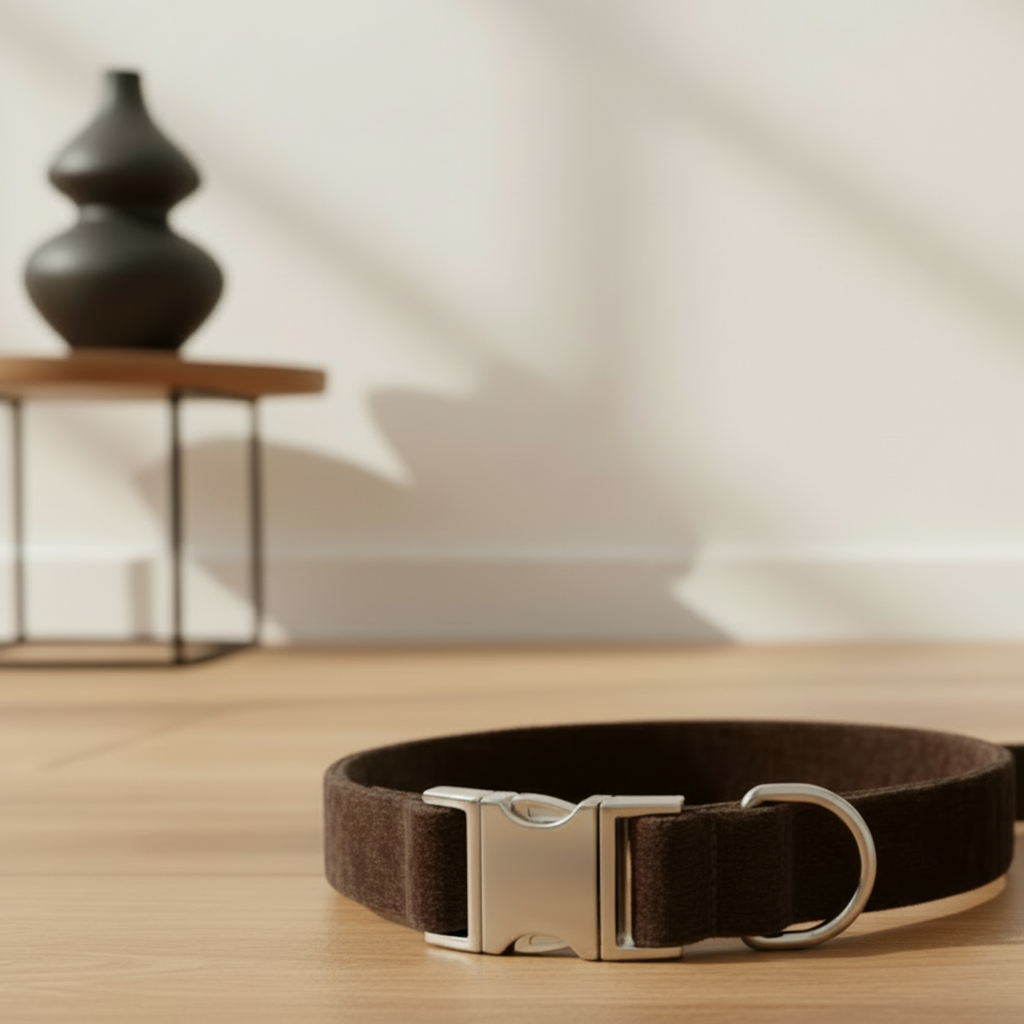 Brown Velvet Collar Only - Luxury Setting