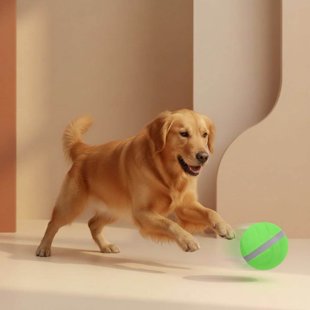 Smart Pet Toy Ball in Action