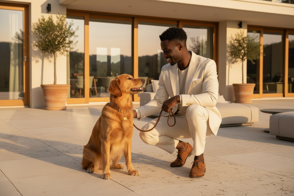 Our Mission - Engaged Golden Retriever