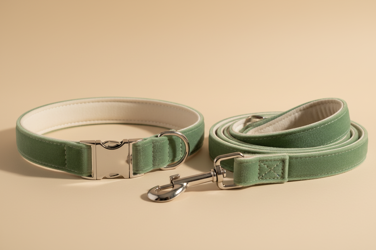 Sage Green Velvet Set